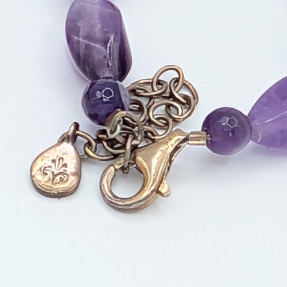 Barse Mixed Gemstone Chunky Statement Necklace - image 8